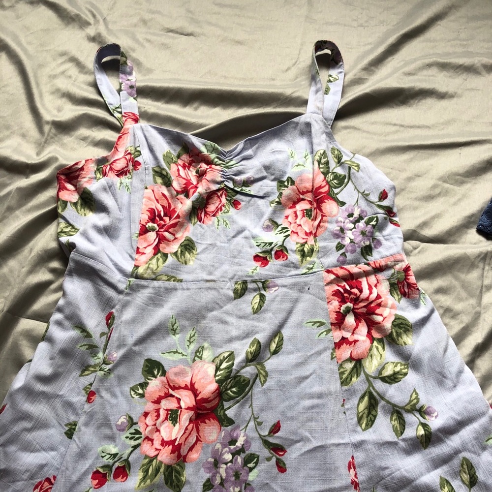 Purple Floral Dress